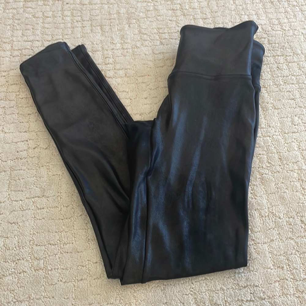 Spanx faux leather  leggings